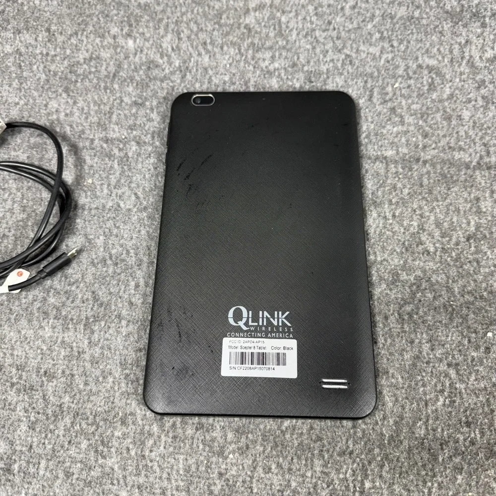 Q Link Wireless Scepter 8 Tablet 8in Android WiFi Black